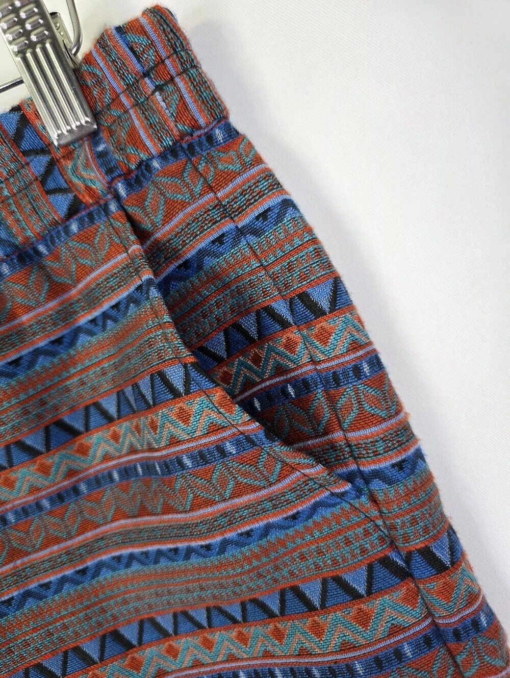 J.Crew Factory Shorts Women's Size 8 Aztec Jacquard Boardwalk Pull On Stretch